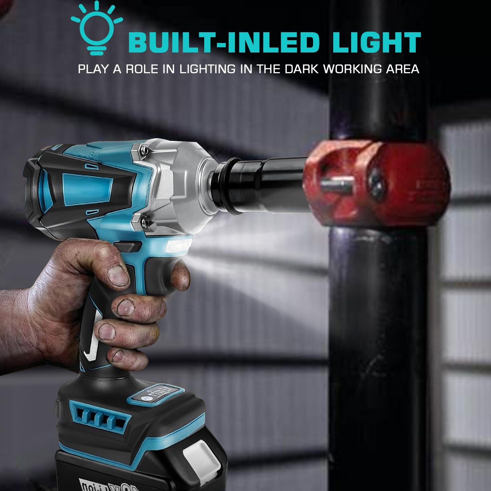 Clé à Chocs Sans Fil Brushless 700N.m compatible avec Makita 18 V