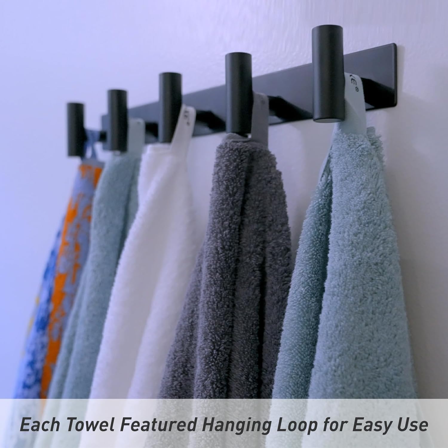 SEMAXE Towel 100% Cotton Towel for Bathroom, Bath Towel, Hand Towel, Washcloth,Yellow & Grey,12-Piece
