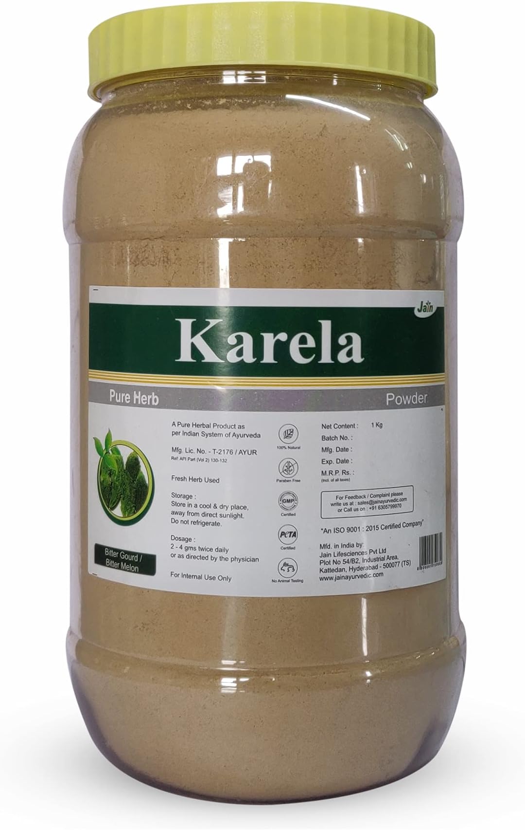 Jain Karela Powder - 1 kg