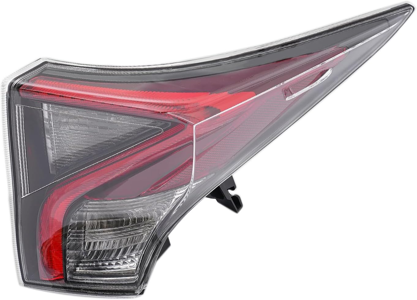 ForToyota Prius2016 2017 2018 Halogen Tail Light Rear Light Assembly, Right Passenger Side Rear Brake Lamp Assembly Replacement Red Housing Clear Lens OEM#8155147293