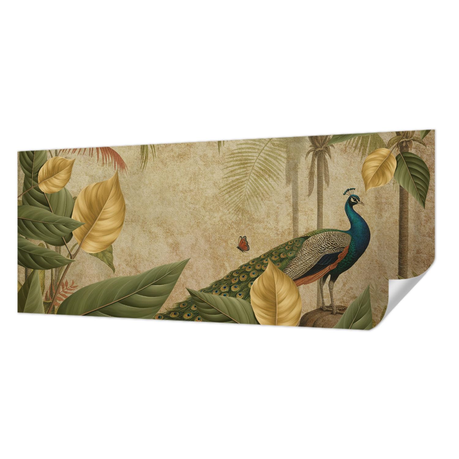 Papier peint autocollant oiseau exotique 250x104 cm