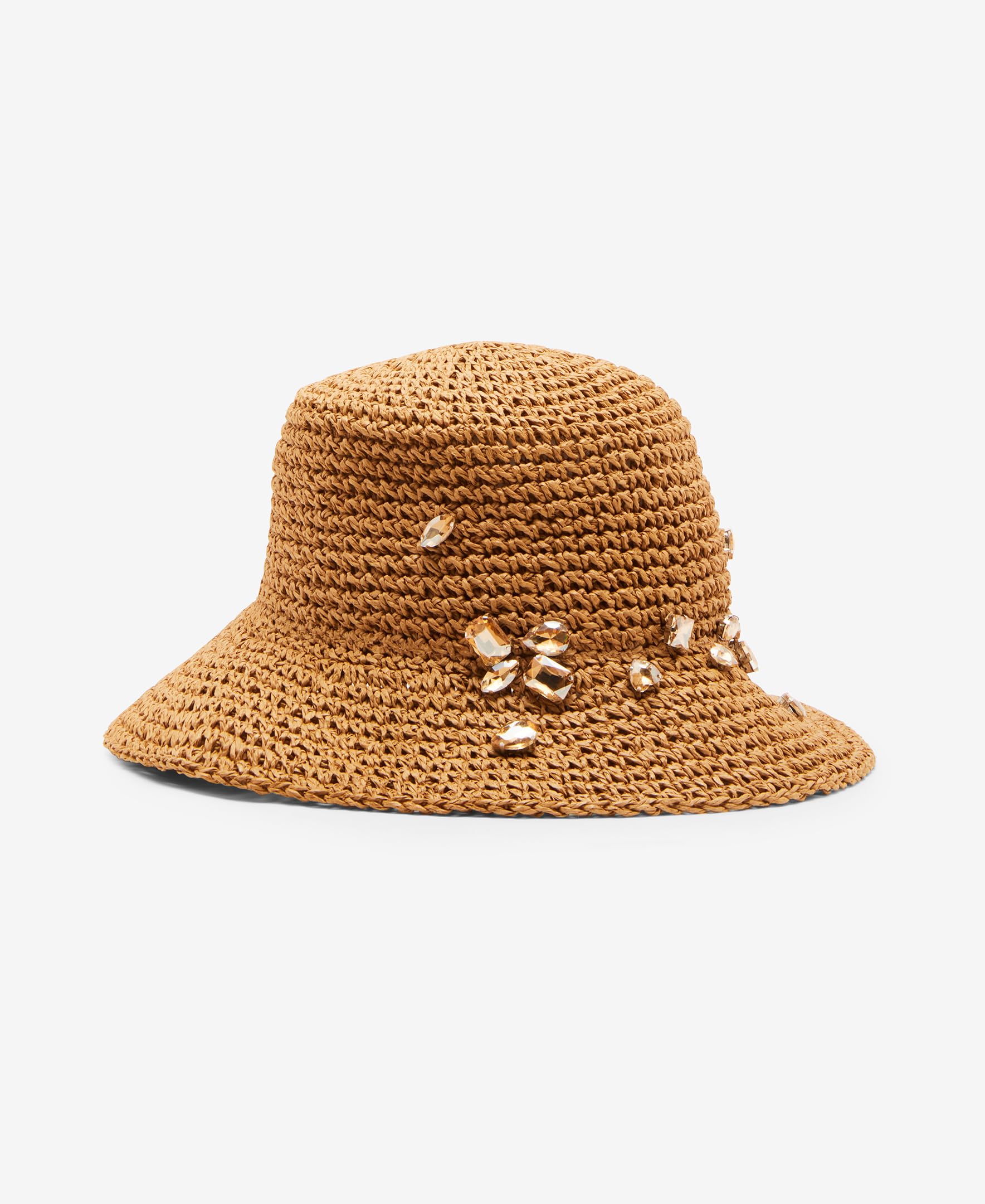 Steve Madden Emmey Bucket Hat Bob, Marron Clair, Taille Unique Femmes