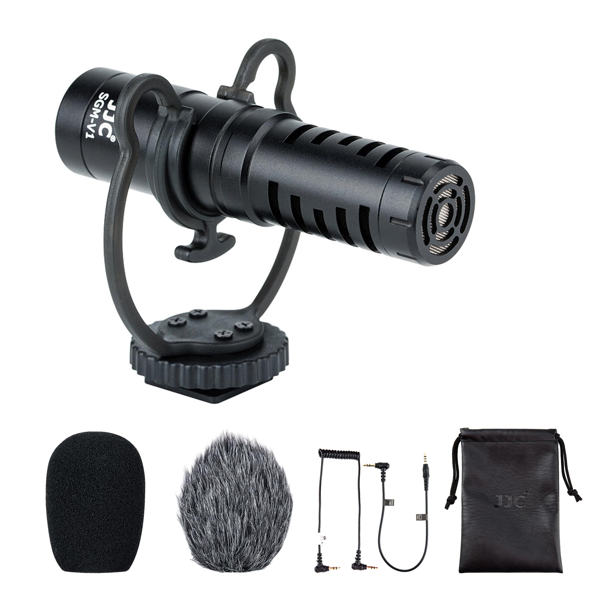 Amazon.co.jp: JJC マイクロフォン カーディオイド指向性 3.5mm TRS