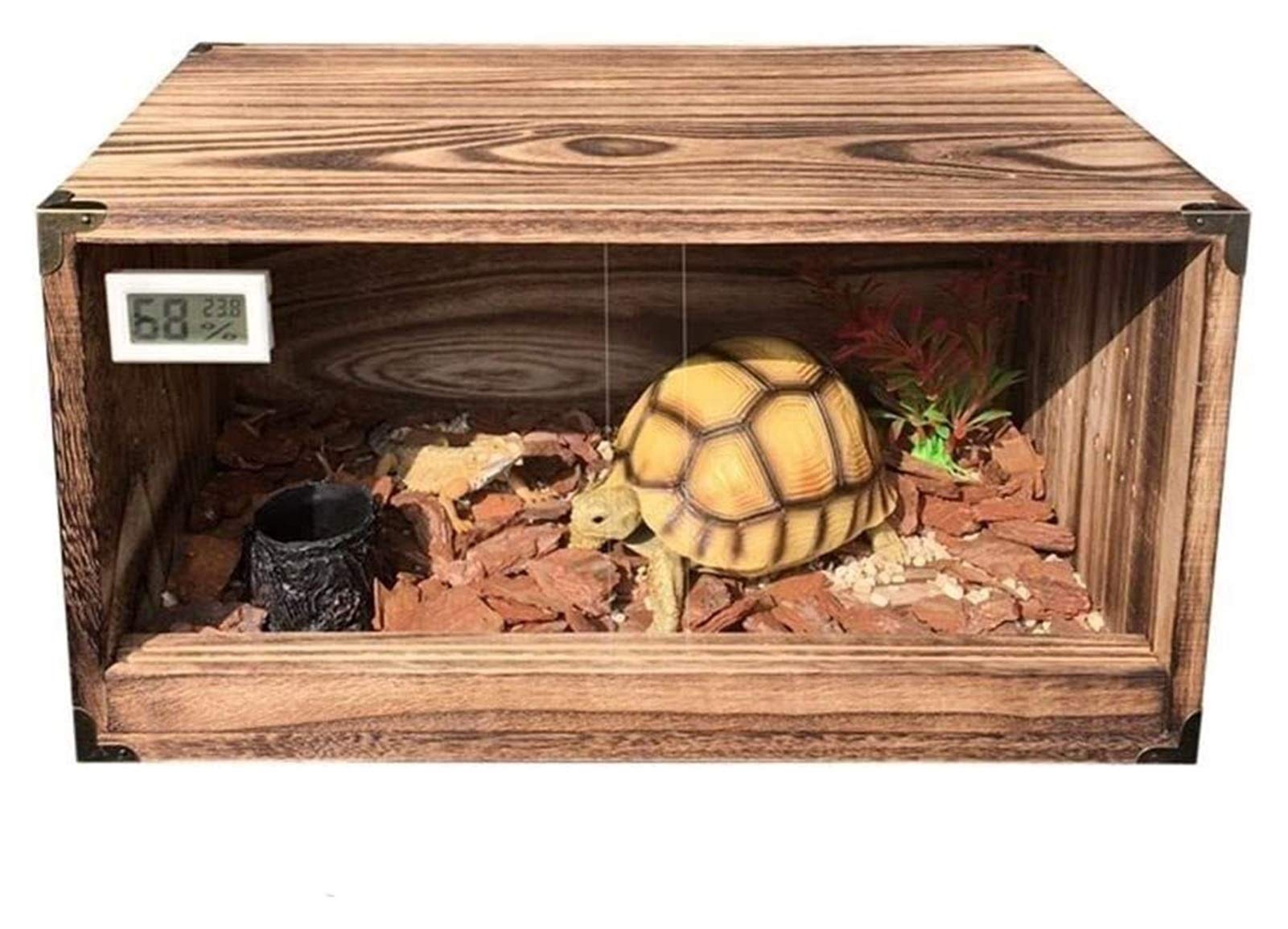 Przenośny zbiornik płazów, terrarium dla gadów biurowych, terrarium dla gadów, jaszczurka żółw wąż-zegarek hodowla skrzynia transportowa klatka zbiornik siedliskowy