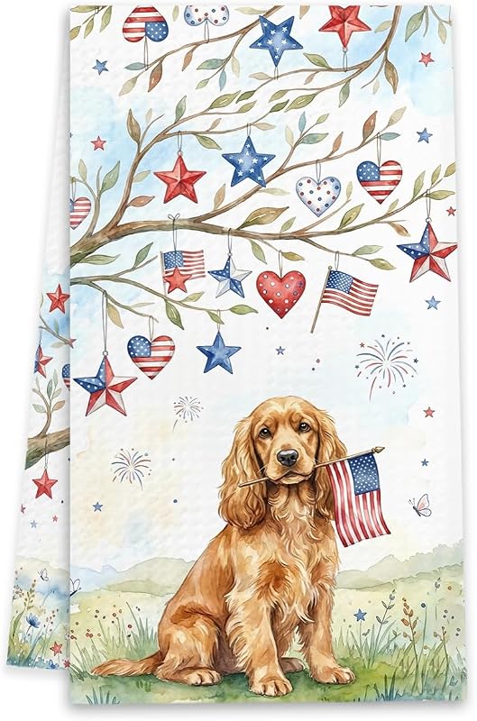 Pano de cozinha MUBIAO com estampa floral Towel8, algodão, 35,56 x 60,96 cm, 1 unidade