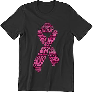 Breast Cancer Awareness Pink Ribbon T-Shirt for Men Breast Cancer Shirts