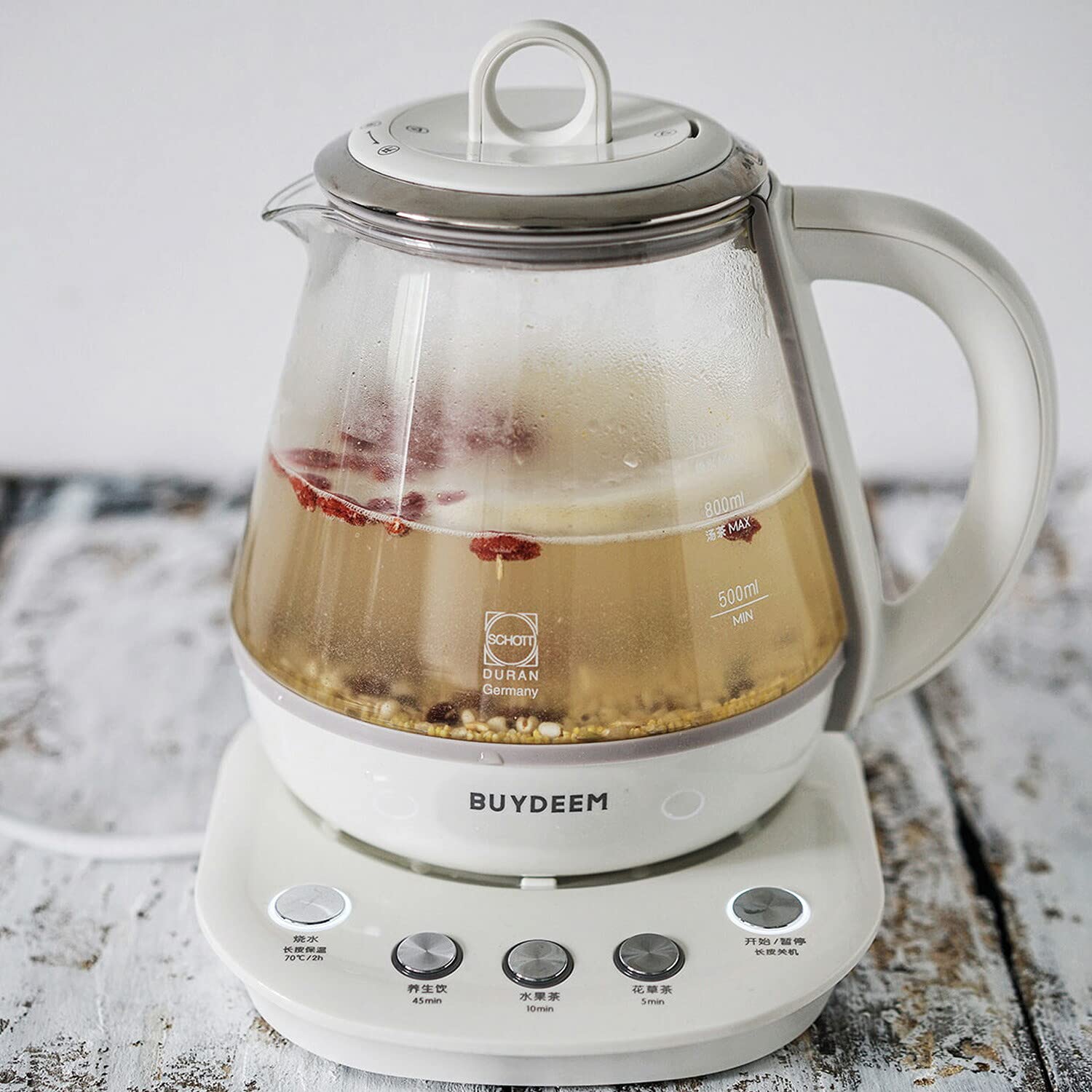 【Flower 】BUYDEEM バイディーム マルチポット 電気ケトル 楽天市場】【1/1限定2人に1人最大100%P】BUYDEEM 薬膳マルチポット 1.0