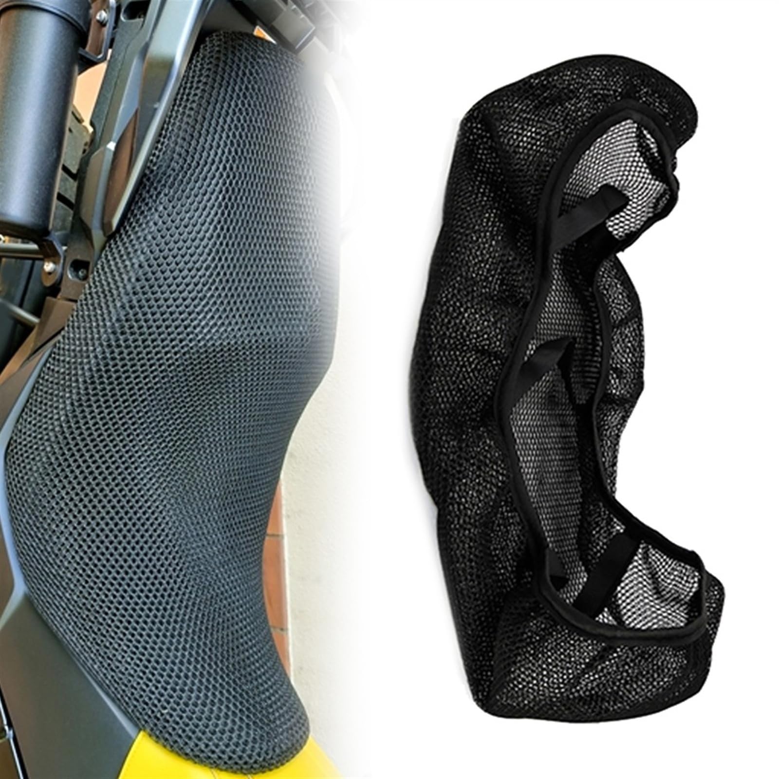 Housse de siège moto 3D respirante et antidérapante pour Suzuki V-Strom