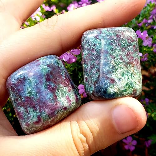 Miniatura 8 de Combo de rubí, cianita y rubí, piedra preciosa curativa de cristal natural pulido a mano de grado A  1 pieza, Piedra preciosa de