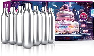 Whipped Cream Chargers N2O Nitrous Oxide 9-Gram Cartridge for Whipped Cream Dispenser, 24 Pack
