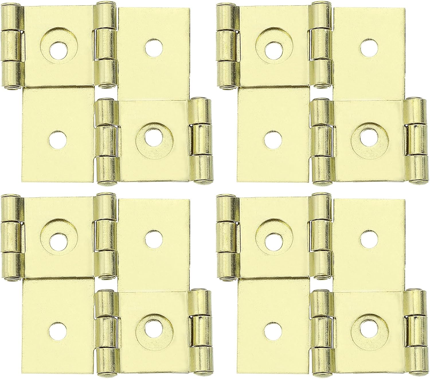uxcell Double Acting Hinges Folding Screen, 4Pcs 2.13