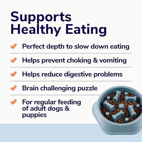 Miniatura 5 de Tazón de alimentación lenta para perros que comen rápido, para perros pequeños y medianos, laberinto de rompecabezas para perros que ayuda a