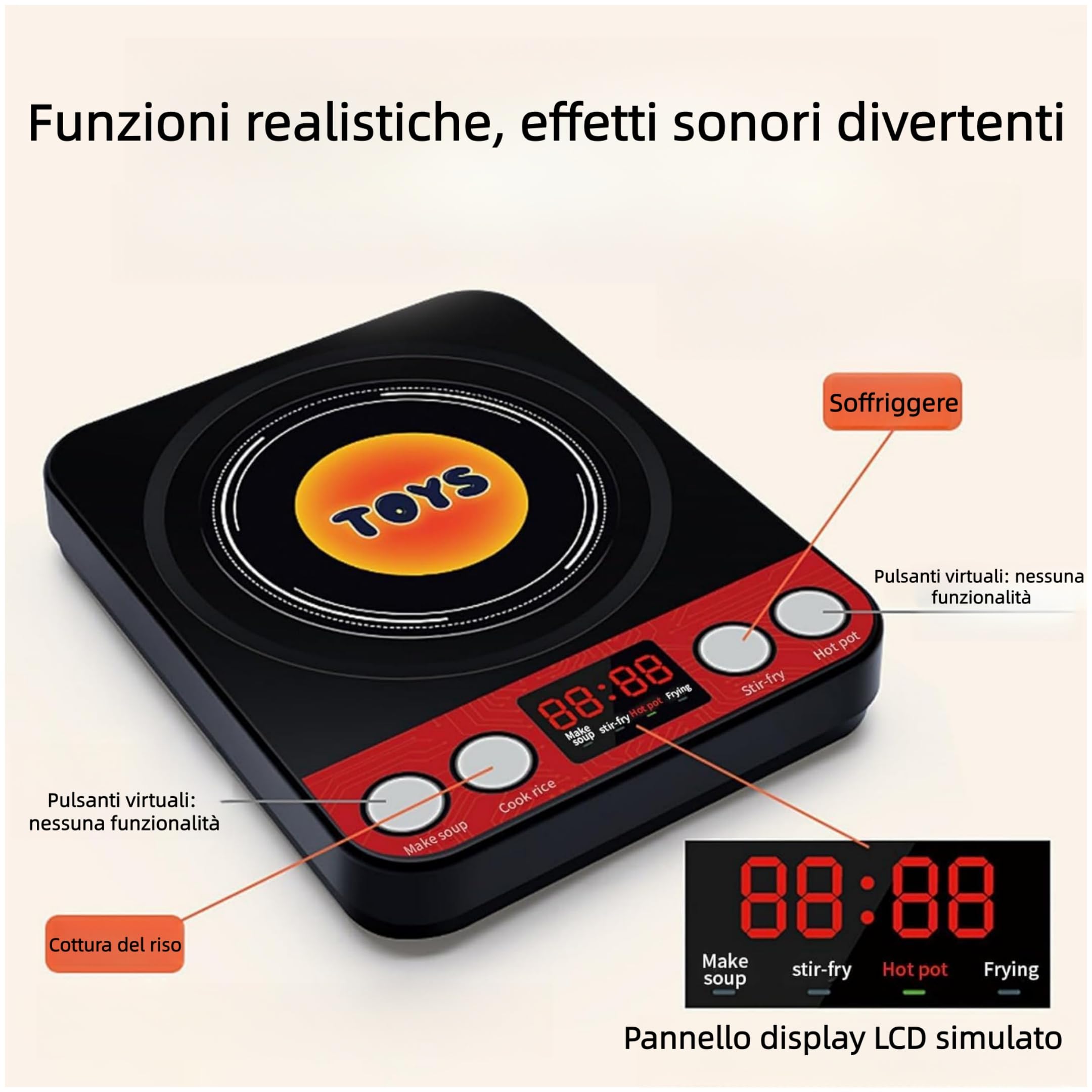 Set da Cucina Giocattolo per Bambini 110 Pezzi, Utensili da Chef per Giochi di Ruolo, Pentole e Padelle, Alimenti Giocattolo, Accessori Cucina Montessori per Bambini 3-8 Anni (Blu 83 pezzi)