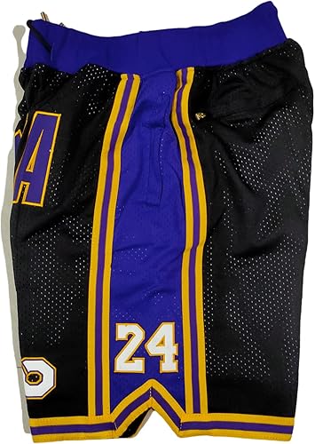 Miniatura 4 de Pantalones cortos de bsketball para hombre, pantalones cortos deportivos retro con bolsillos, malla de secado rápido, rendimiento activo para