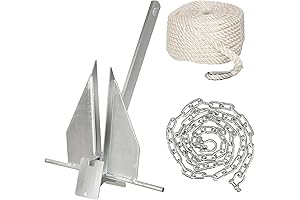 Boat Anchor Kit - Heavy-Duty Danforth Anchor