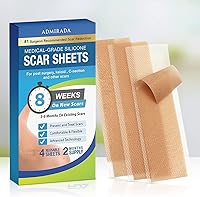 Vista 7 de Hojas de silicona para la eliminación de cicatrices quirúrgicas: cinta reutilizable para tratamiento de cicatrices queloides, cesáreas
