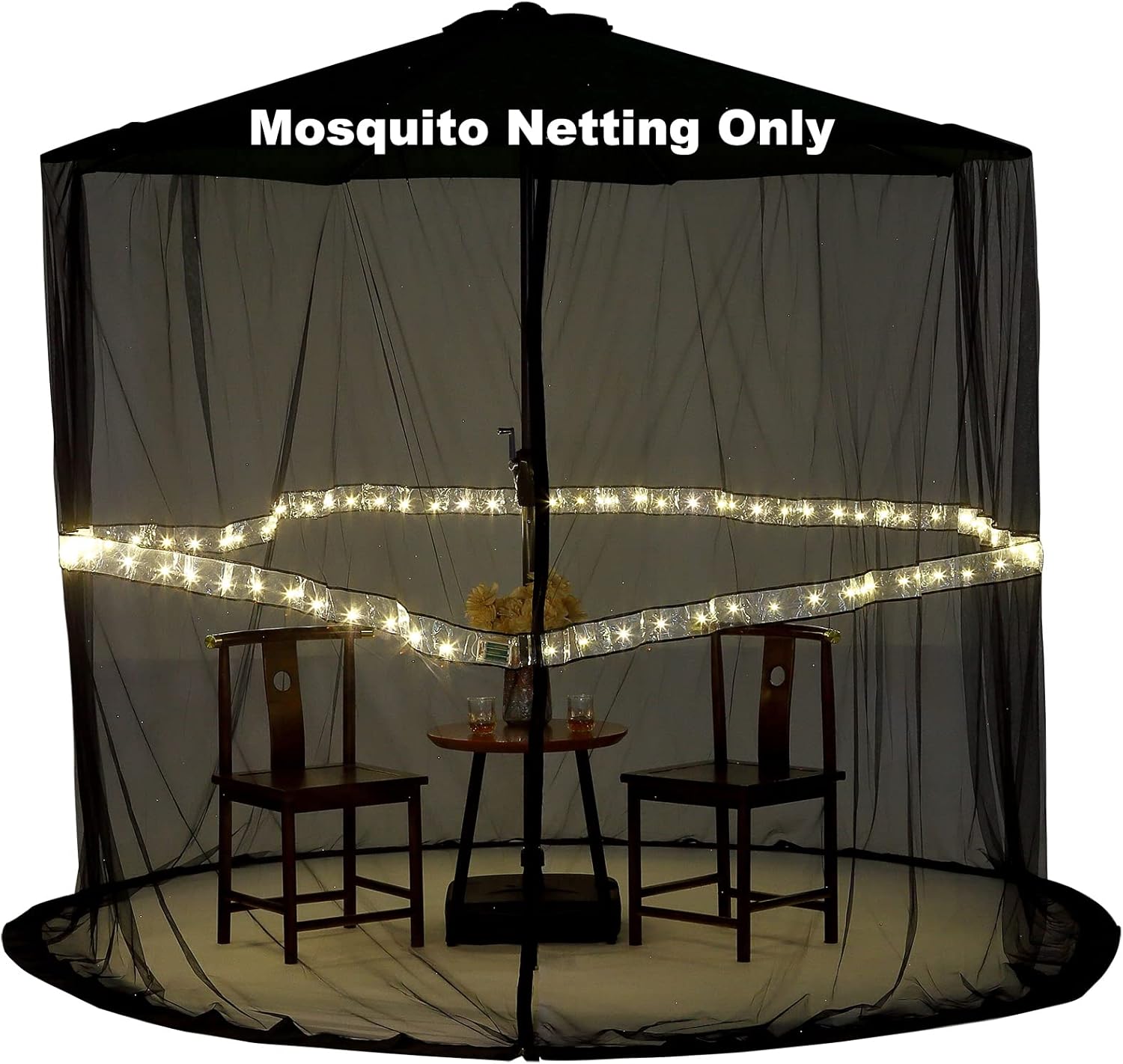 DOOSARG 7.510FT Umbrella Netting for Outdoor Umbrellas, Patio Umbrella