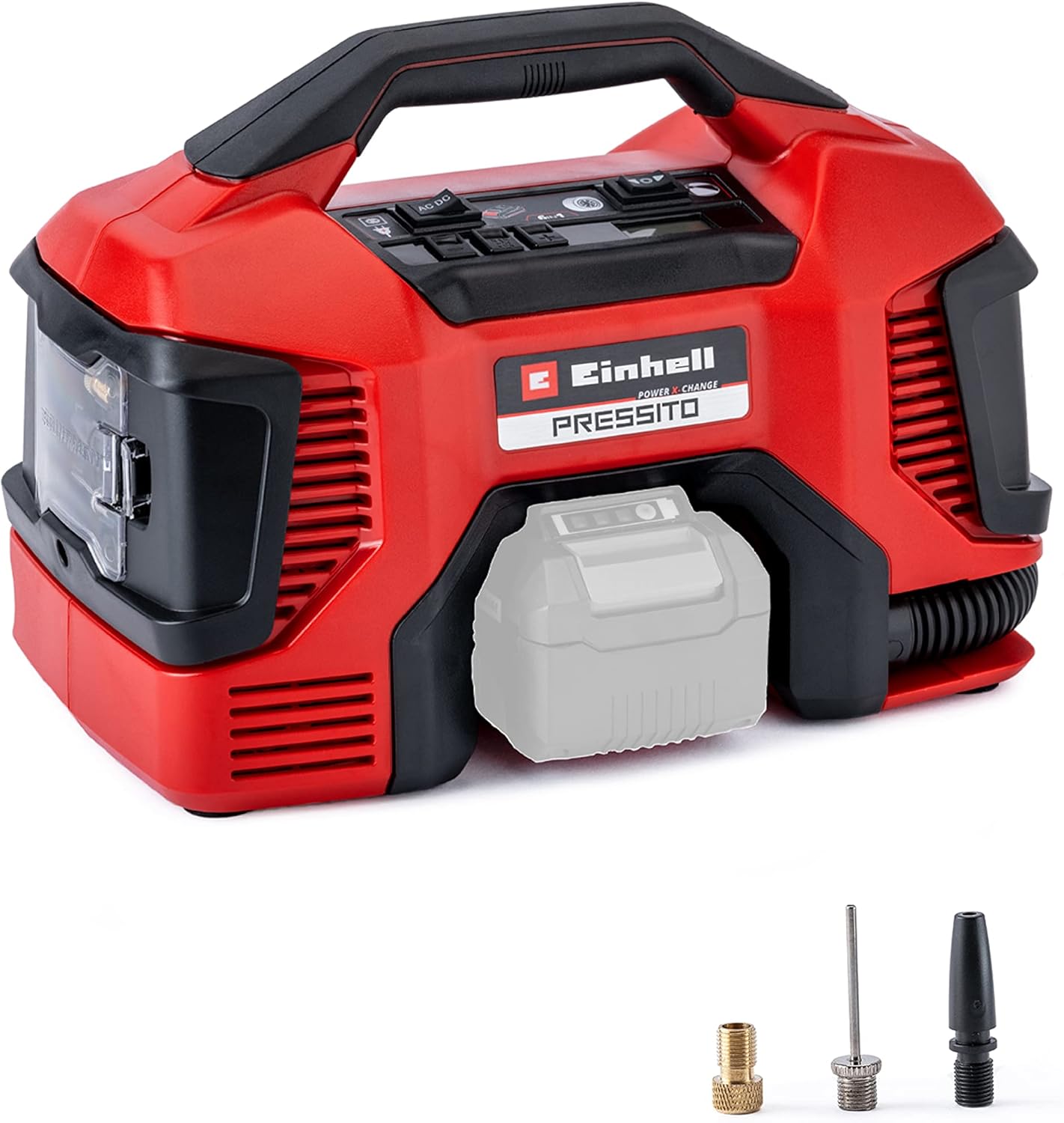 Einhell Hybride Compressor Pressito Power X-Change (18 V, Exclusief Accu En Lader) & Origineel Einhell Power X-Change startkit voor batterijen en laders (18 V