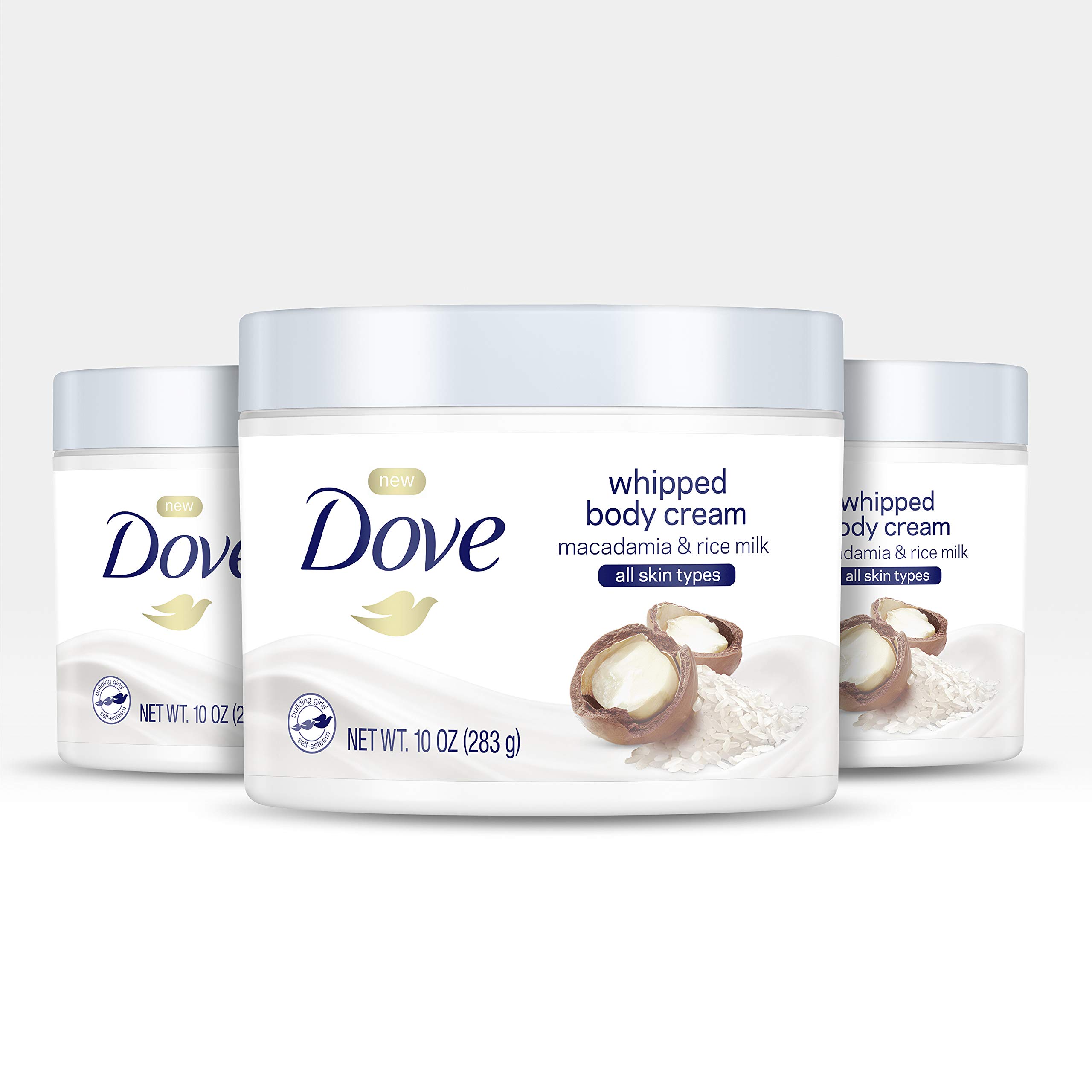 Buy Dove Whipped Body Cream Dry Skin Moisturizer Macadamia and Rice