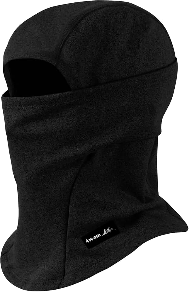 Thermal Balaclava Ski Mask Fleece Winter Face Mask for Men & Women, Cold Weather Full Face Cover Neck Warmer