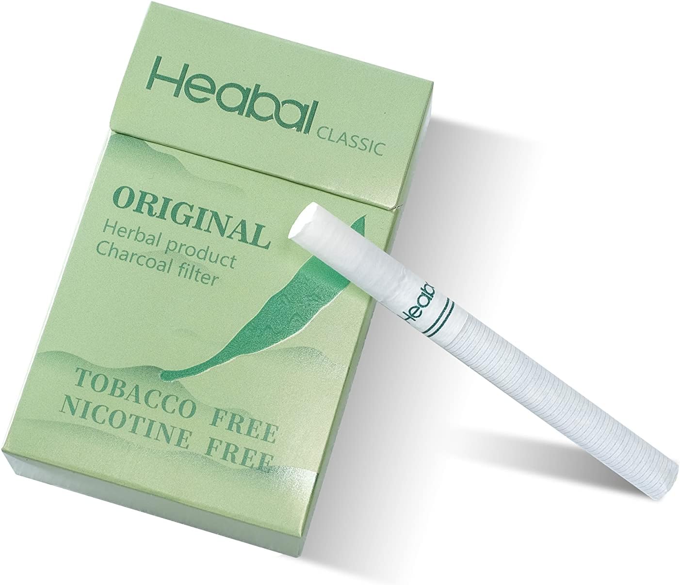 HEABAL Herbal Cigarettes - Tobacco Free, Nicotine Free - Original (4 Packs)