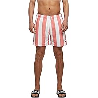 Urban Classics Pattern Swim Shorts Palm Uomo Costume da Bagno Nero/Oliv Basics