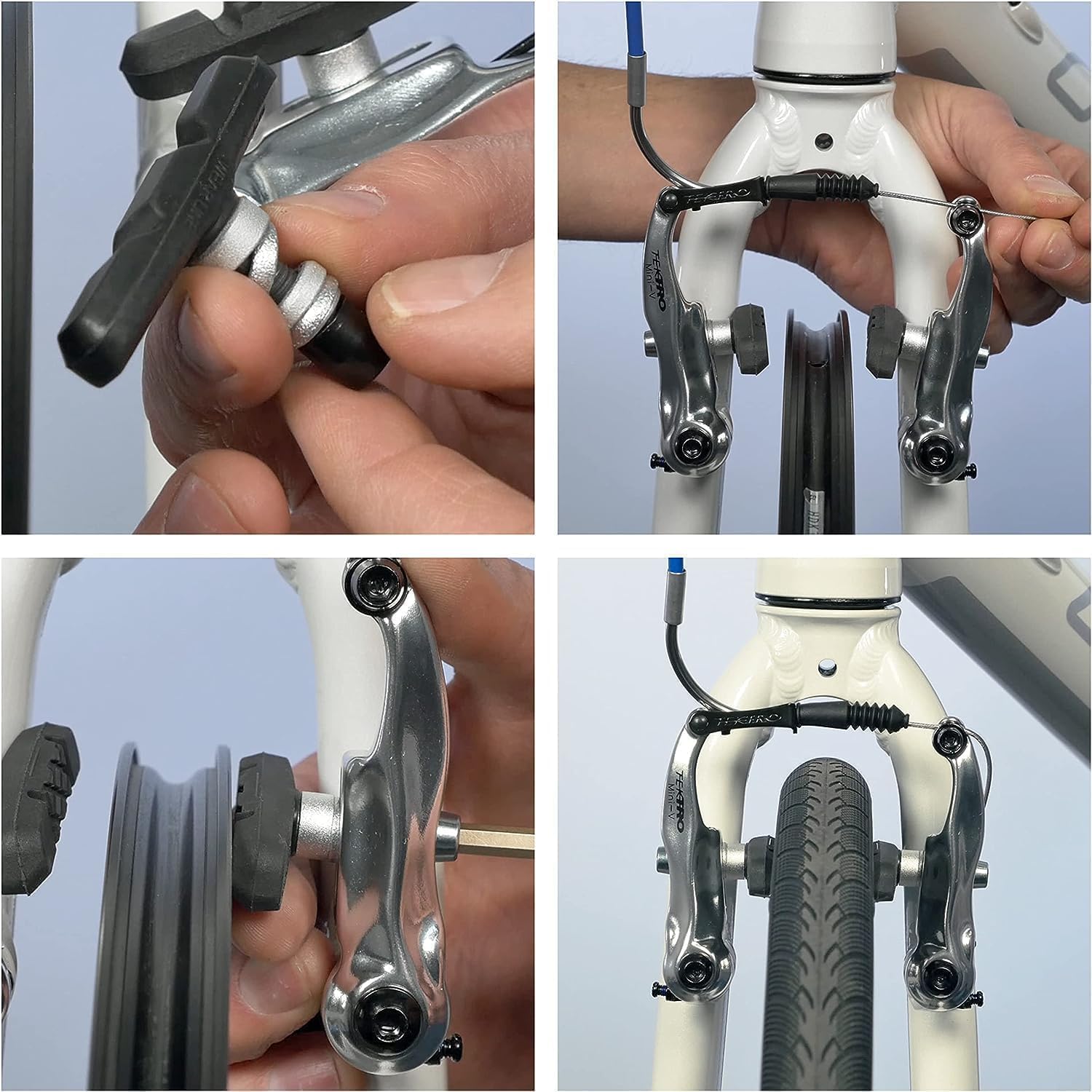 DiscoBrakes V-Bremsbeläge 72 Mm – Passend Für Shimano, SRAM, Avid, Tektro & Diacomp | Starke Bremskraft