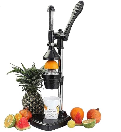 Aluminium Hand Press Citrus Fruit Juicer,Cold Press Juicer, Manual HandPress Juicer and Squeezer for Fruits and Vegetables - Big (Made in India)