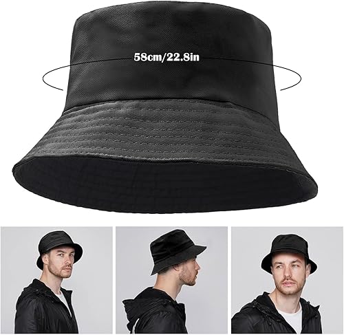 Miniatura 5 de DOERDO - Kit de disfraz de hip hop de 4 piezas, accesorios de rapero de los años 80 y 90 para mujeres y hombres, sombrero de cubo, cadena dorada