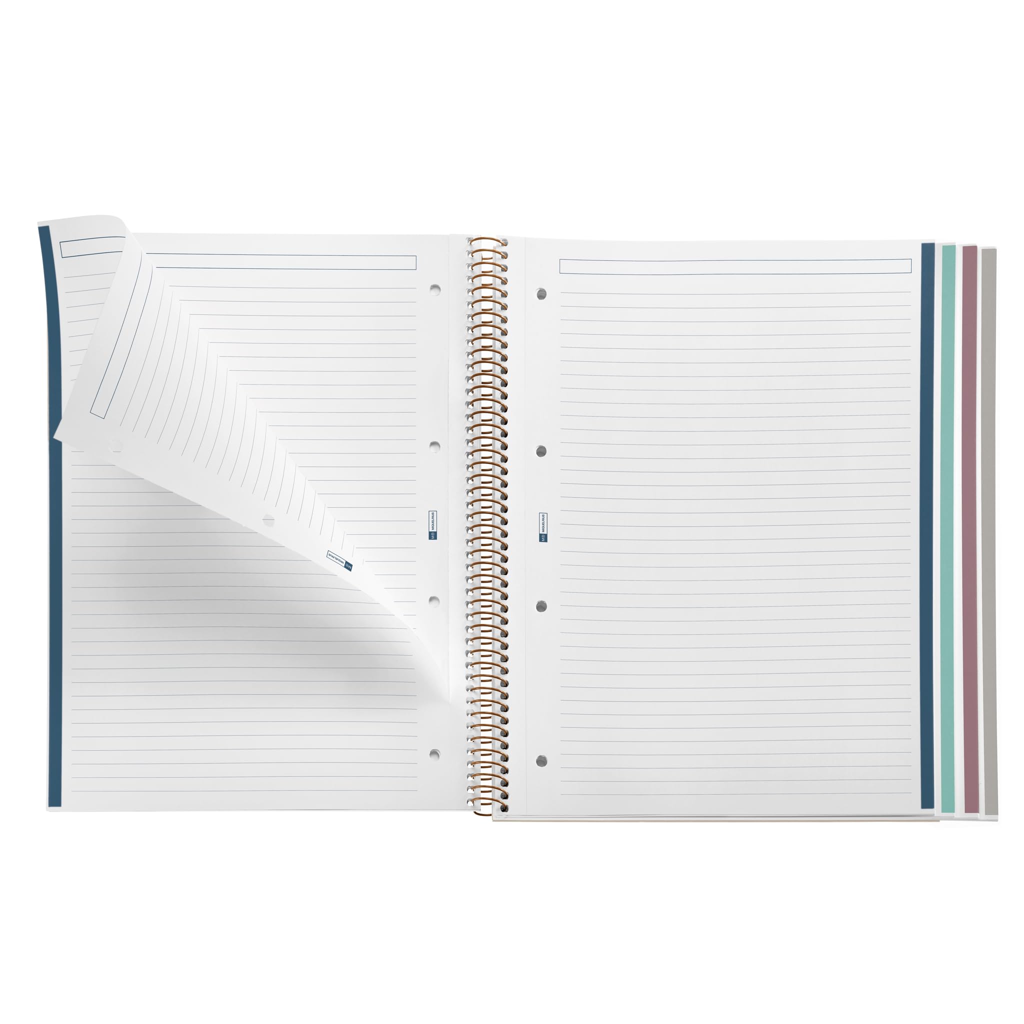 Miquelrius Cahier A4 Ligné Spirale 100 Feuilles 70 g/m² Sweet Fruits Collection Lemons