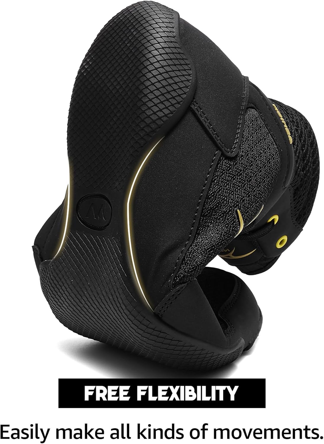 ASHION Men Wrestling Shoes Boxing Shoes High Top Fitness Sneakers Zero Drop Sole - Image 5