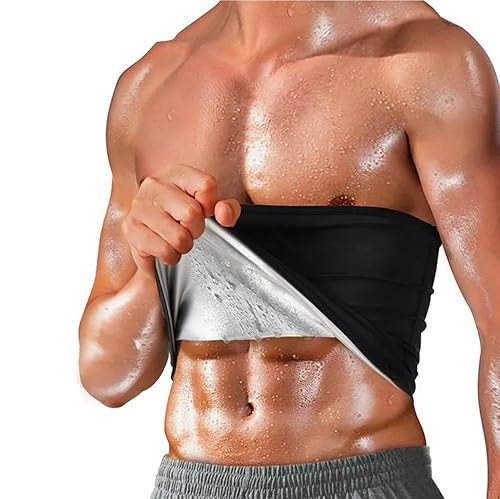 Ceinture de Sudation Abdominale Homme Ceinture Abdominale Amincissante Ajustable Ventre