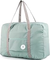 Narwey T1112 Foldable Personal Item Bag for Spirit Airlines 18x14x8 - Lightweight Waterproof Travel Duffel Tote for Men & Women