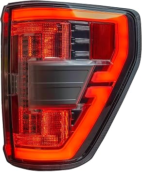 Recon - Fits 2021-2023 F150 & Raptor Premium Ultra Bright OLED Tail Lights with Startup Light Sequence (Replaces Factory/OEM LED Tail Lights w/BLIS Only) Multiple Lens (CLEAR LENS)