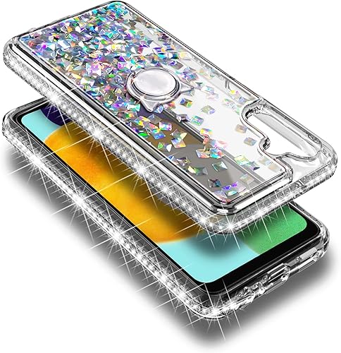 Miniatura 5 de NZND Funda para Galaxy A14 5G, funda para Samsung Galaxy A14 con protector de pantalla de vidrio templado (cobertura máxima), soporte de