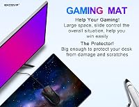 excovip Nagy Méretű Egérpad Irodai és Gamer Használatra - Precíziós Asztali Alátét PC Játékosoknak, Puha Felülettel, 700 x 300 mm 6