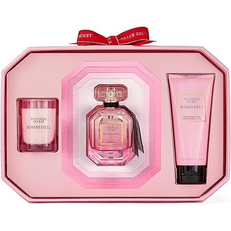 Amazon.com : Victoria's Secret Bombshell 3 Piece Luxe Fragrance Gift ...