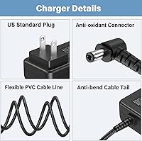 Vista 4 de Cargador de aspiradora de palo para Shark Rocket Pet Pro Cable de alimentación Adaptador de CA para Shark IZ163H IZ162H UZ145 IZ140 WZ140 WZ140