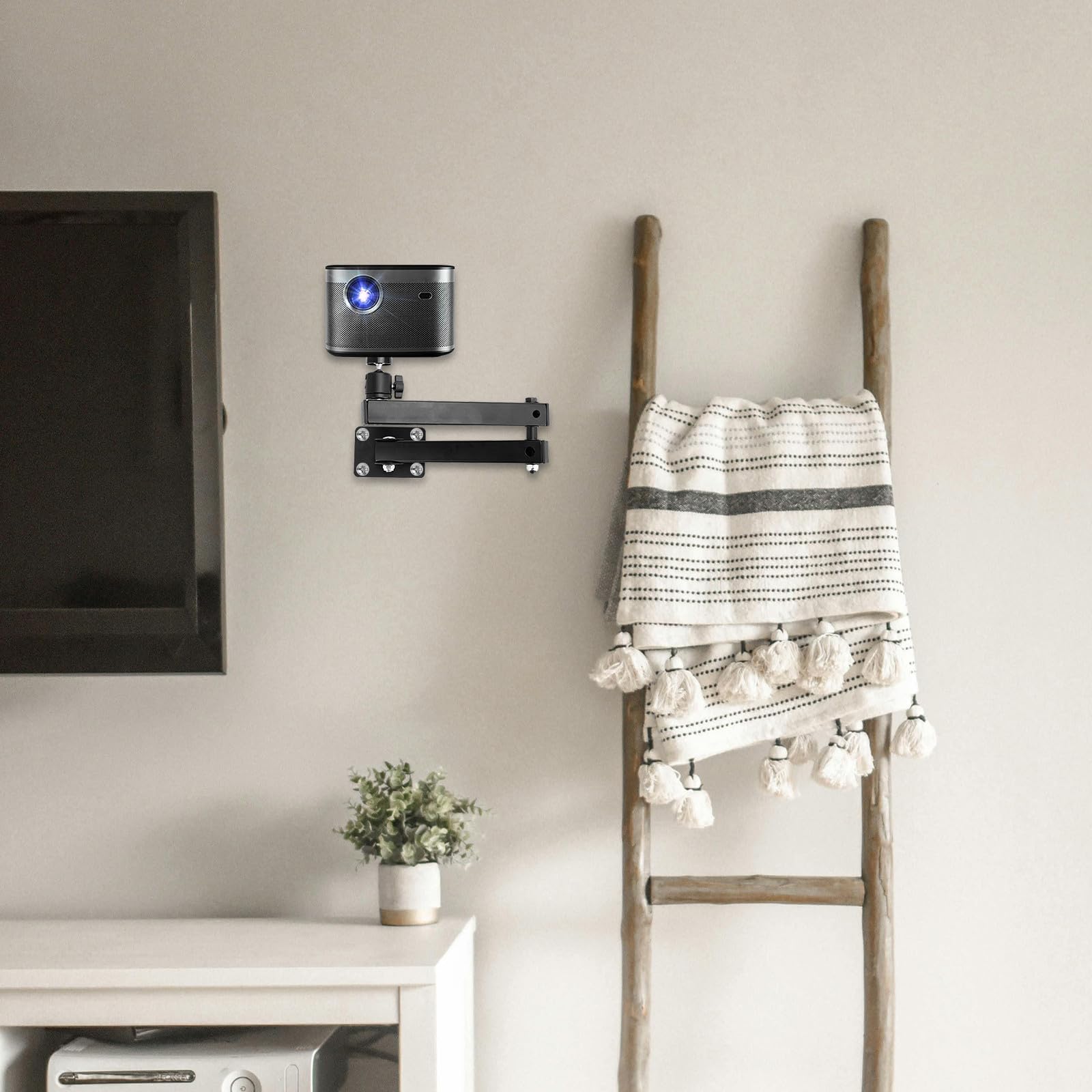 Alipis Supporto per Proiettore a Parete Regolabile Staffa per Router da Parete Stabile e Durevole Mensola Porta Router Wifi per Installazione Semplice e Sicura