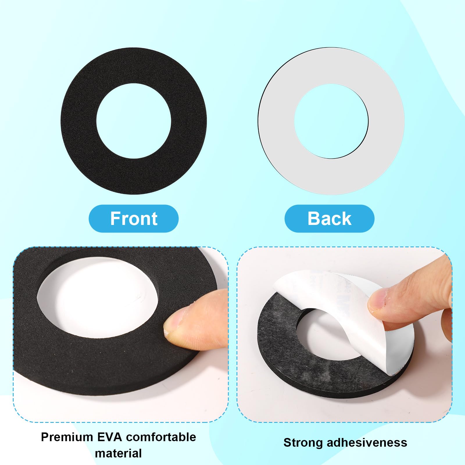 Almohadillas para Tobillos de Esquí, Protector de Tobillo Espuma EVA Autoadhesivas para Botas
