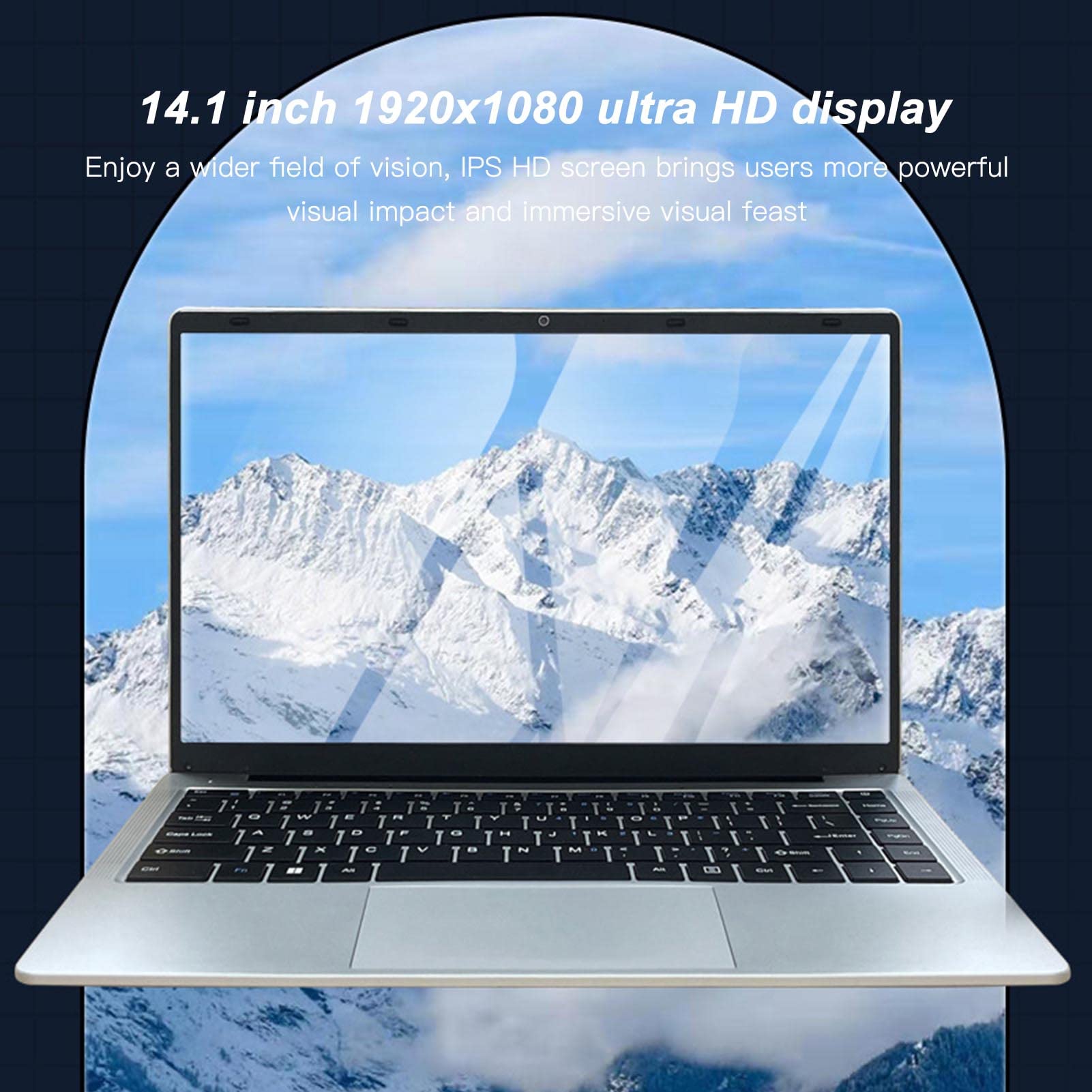 Amazon.co.jp: 14.1 インチ ノートパソコン ウルトラ スリム、IPS 1920