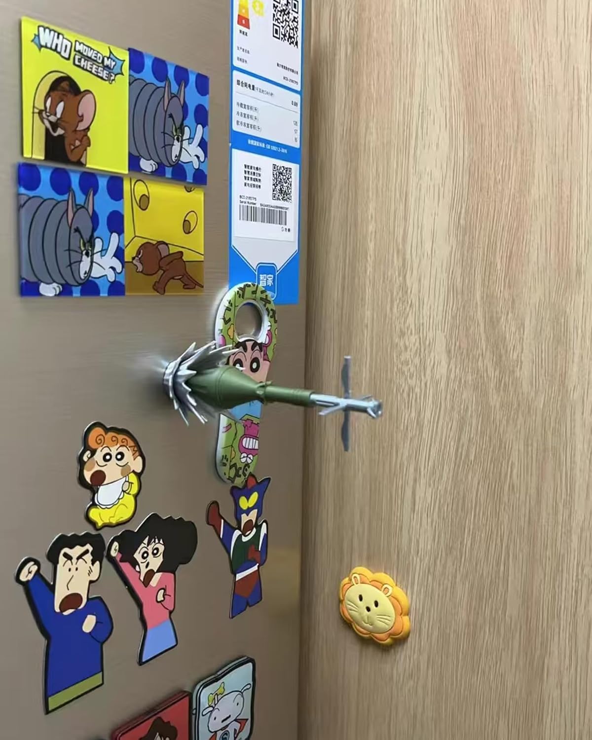 Anti-Tank Armor-Piercing Projectile Military Weapon Model, Refrigerator & Locker Wall Art Decals - Room, Office, Wall and Desktop Décor for Military Enthusiasts - Image 7