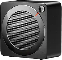 Gaiatop Aquecedor elétrico portátil, mini aquecedores de ambiente de baixa energia de 500 W para casa silencioso, aquecimento de cerâmica PTC 2s, proteção contra superaquecimento/ponta, aquecedor de