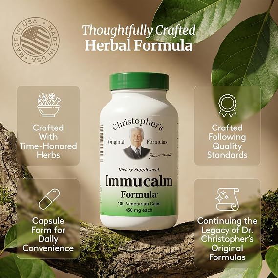 Christopher's Original Formulas Immucalm - Immune Support Supplement - Immune Boosters for Adults