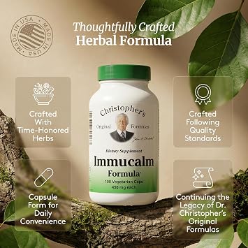 Christopher's Original Formulas Immucalm - Immune Support Supplement - Immune Boosters for Adults