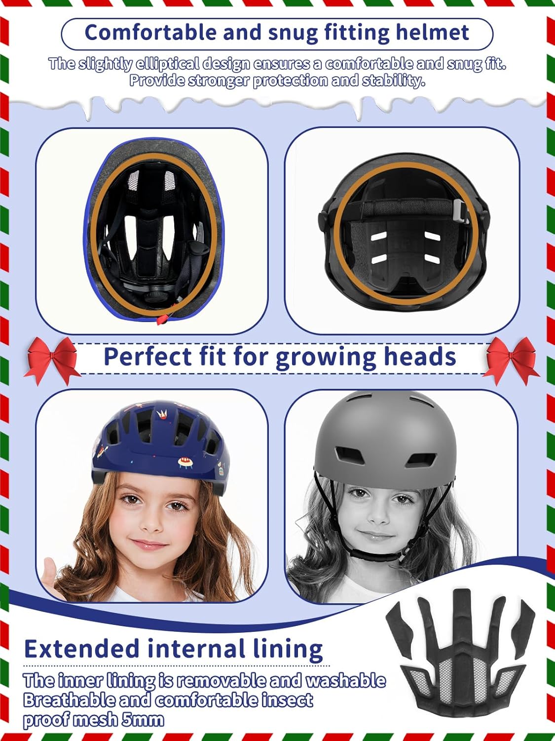 XJD Toddler Helmet Kids Bike Helmet for Infant/Baby Multi-Sport Adjustable Skateboard for Kids Boys Girls Lightweight for Age 1 and Older