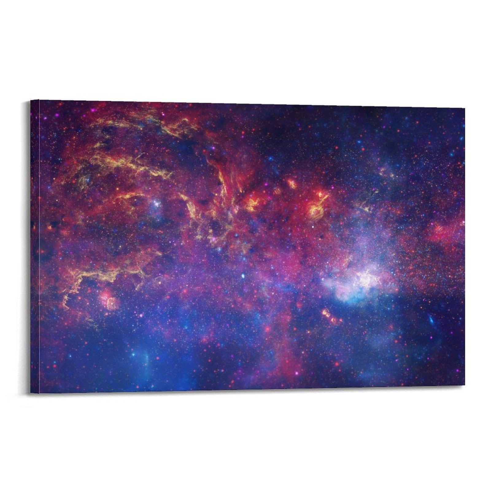 OKAHYS Galactic Center Cosmology Planet Space Poster Decorative Painting Canvas Wall Artworks Picture 20x30inch(50x75cm)