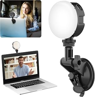 Ulanzi VIJIM Video Conference LED Light Kit 2000mAh Battery for Laptop, MacBook, Computer, PC, Desktop for Live Streaming Video Calling, Online Teaching, Video Light, Video Conference Lamp