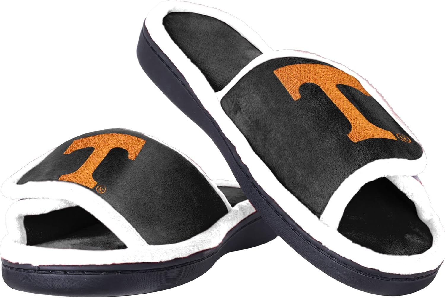FOCO Men's NCAA College Team Logo Memory Foam Adjustable Slide Slippers : Clothing, Shoes & Jewelry