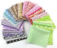 Fabric Patchwork Craft Material Mixed Squares Bundle 2025cm 15pcs